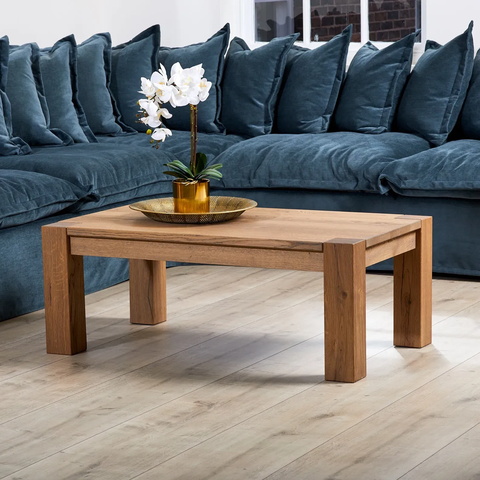 Varis Coffee Table - Oak, Solid Wood product