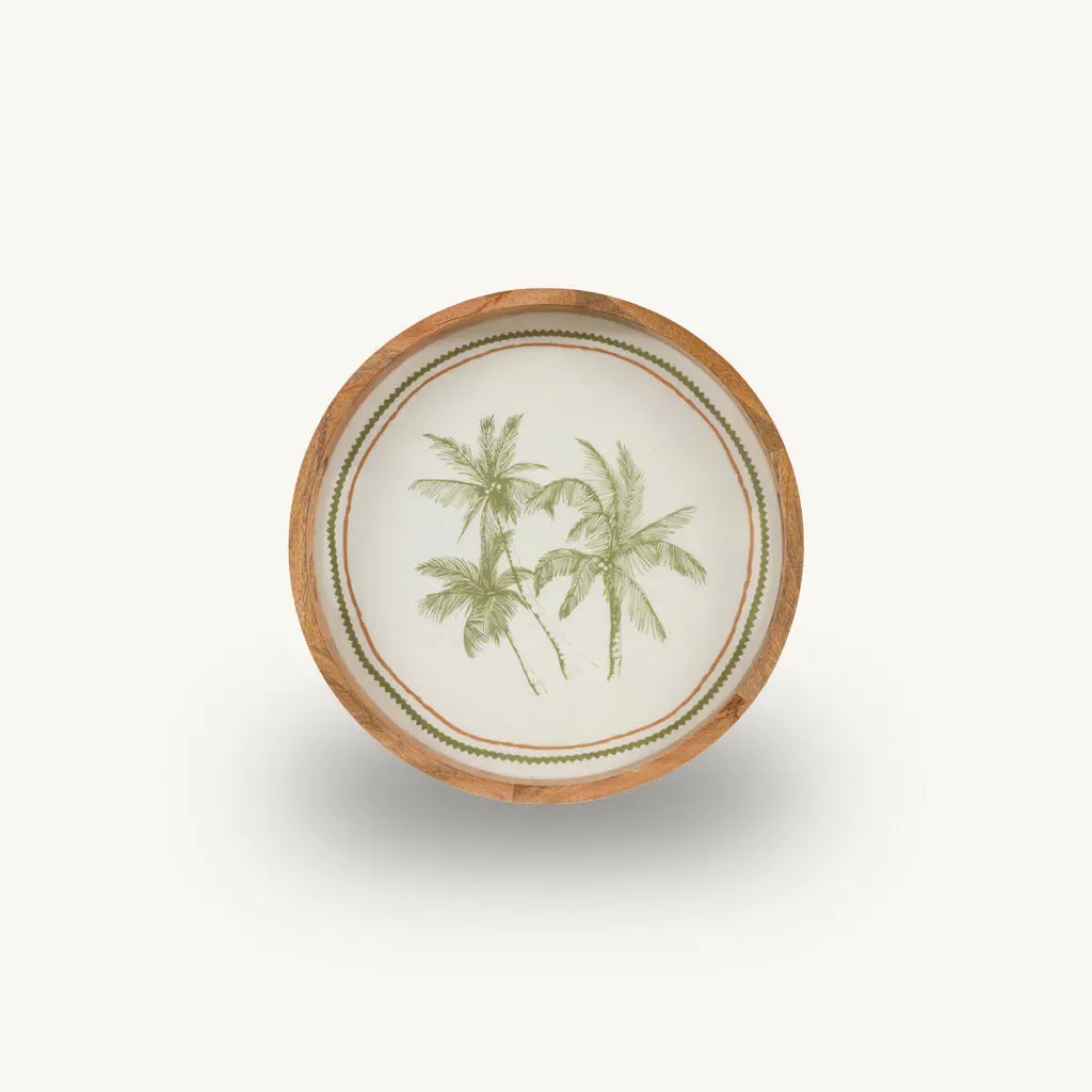Wooden Palm Serving Tray - Mango Wood alternate view