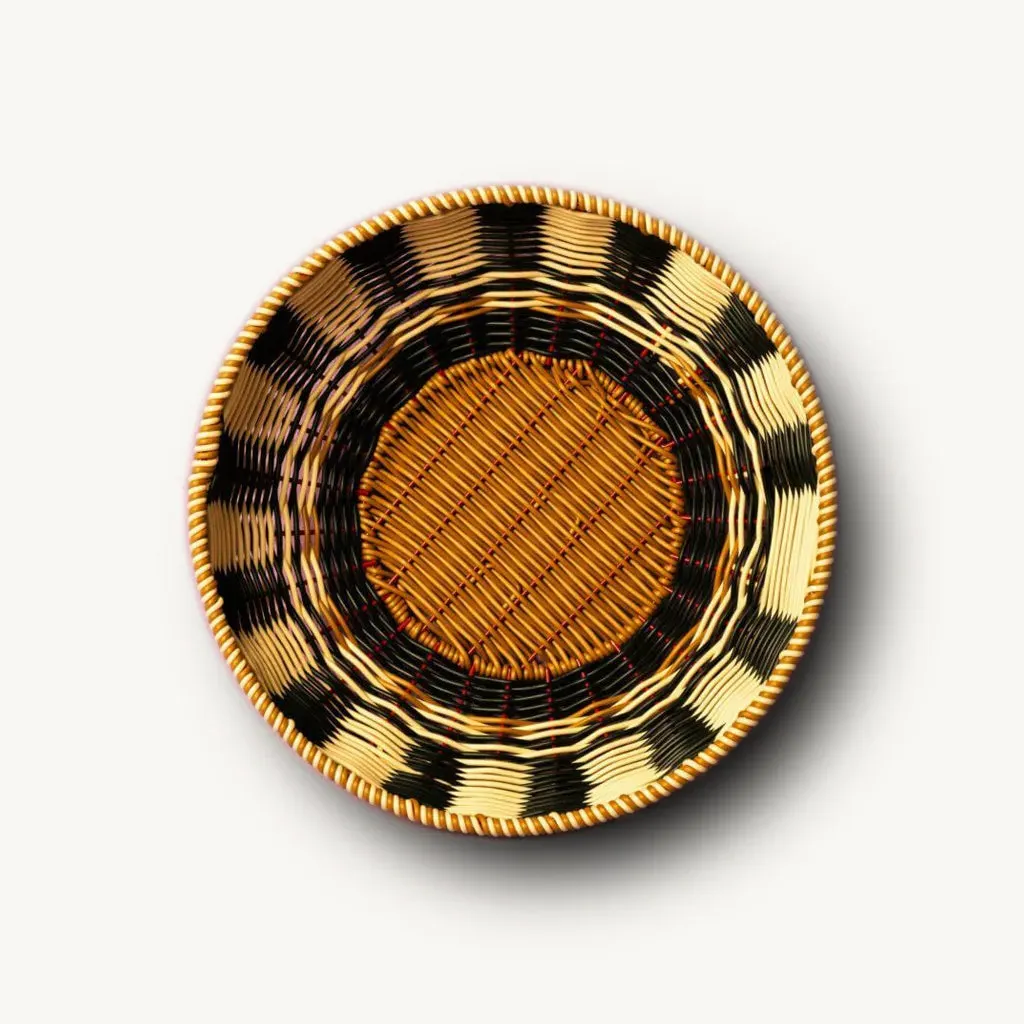 Woven Bowl - Black alternate view