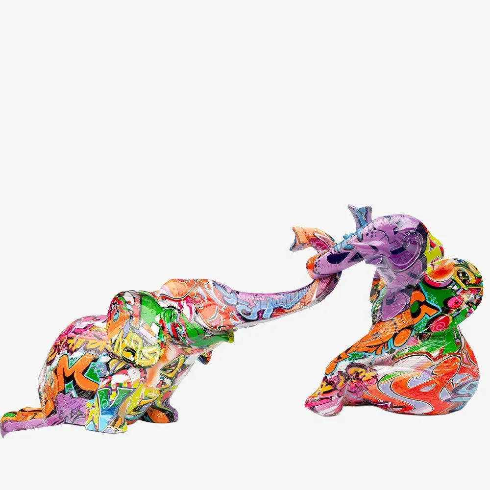 Zirkus Graffiti Elephant Figurine Set product