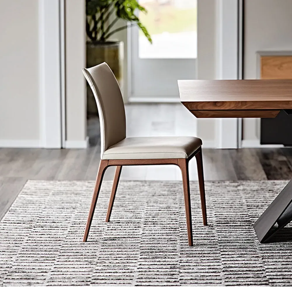Arcadia Dining Chair - Lino Leather, Solid Wood product