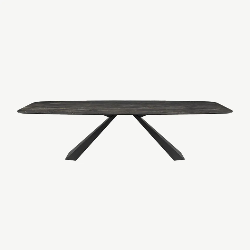 Eliot Keramik Dining Table - Ceramic, Lacquered Steel alternate view