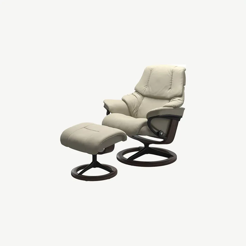 Stressless Reno Small Chair and Stool - Leather product