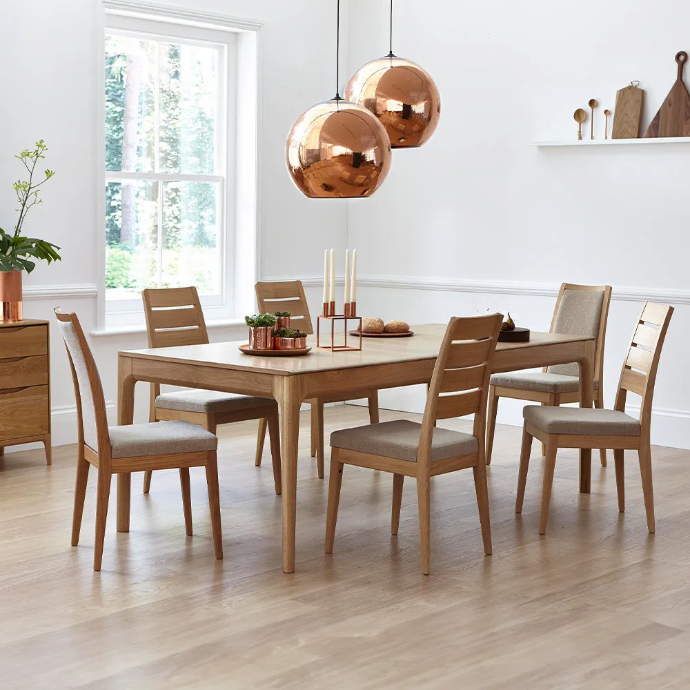 Romana Ladder Back Dining Chair - Solid Oak product