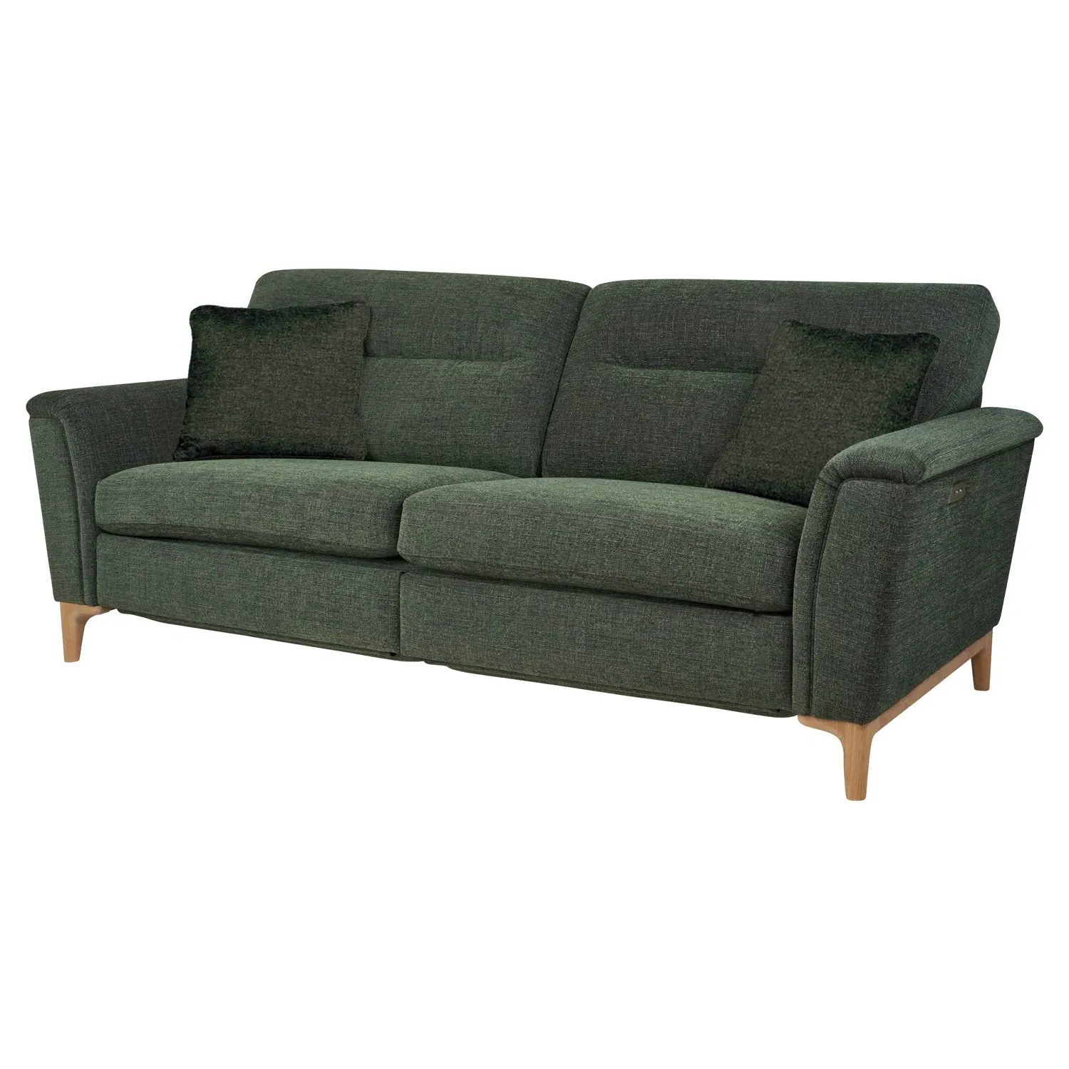 Sandford 3-Seater Sofa - Forest Fabric, Oak Ash product