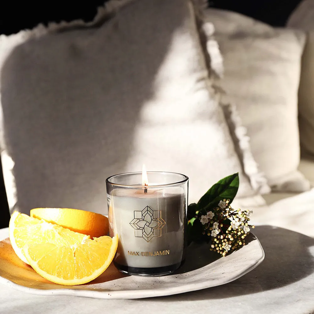 Seville Orange Blossom Candle - Natural Wax, Smoked Glass alternate view