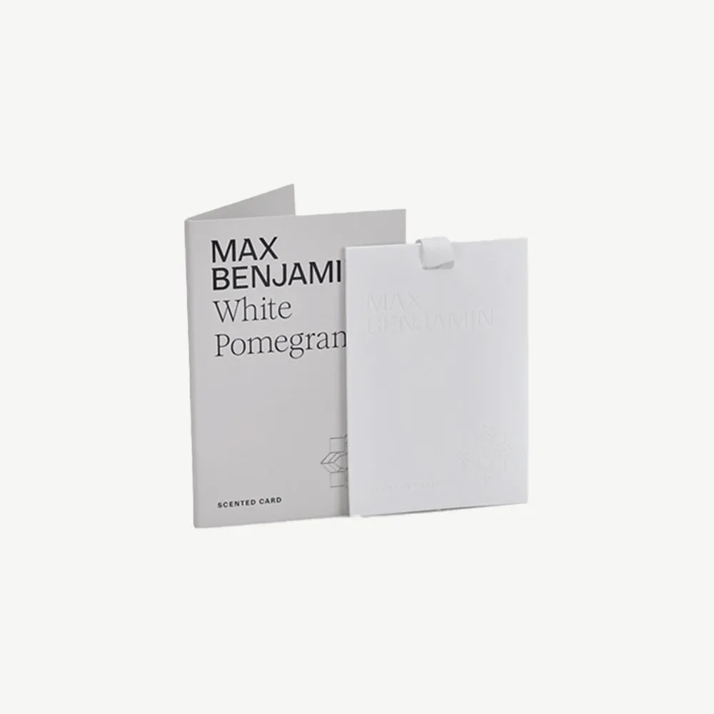 White Pomegranate Scented Card product