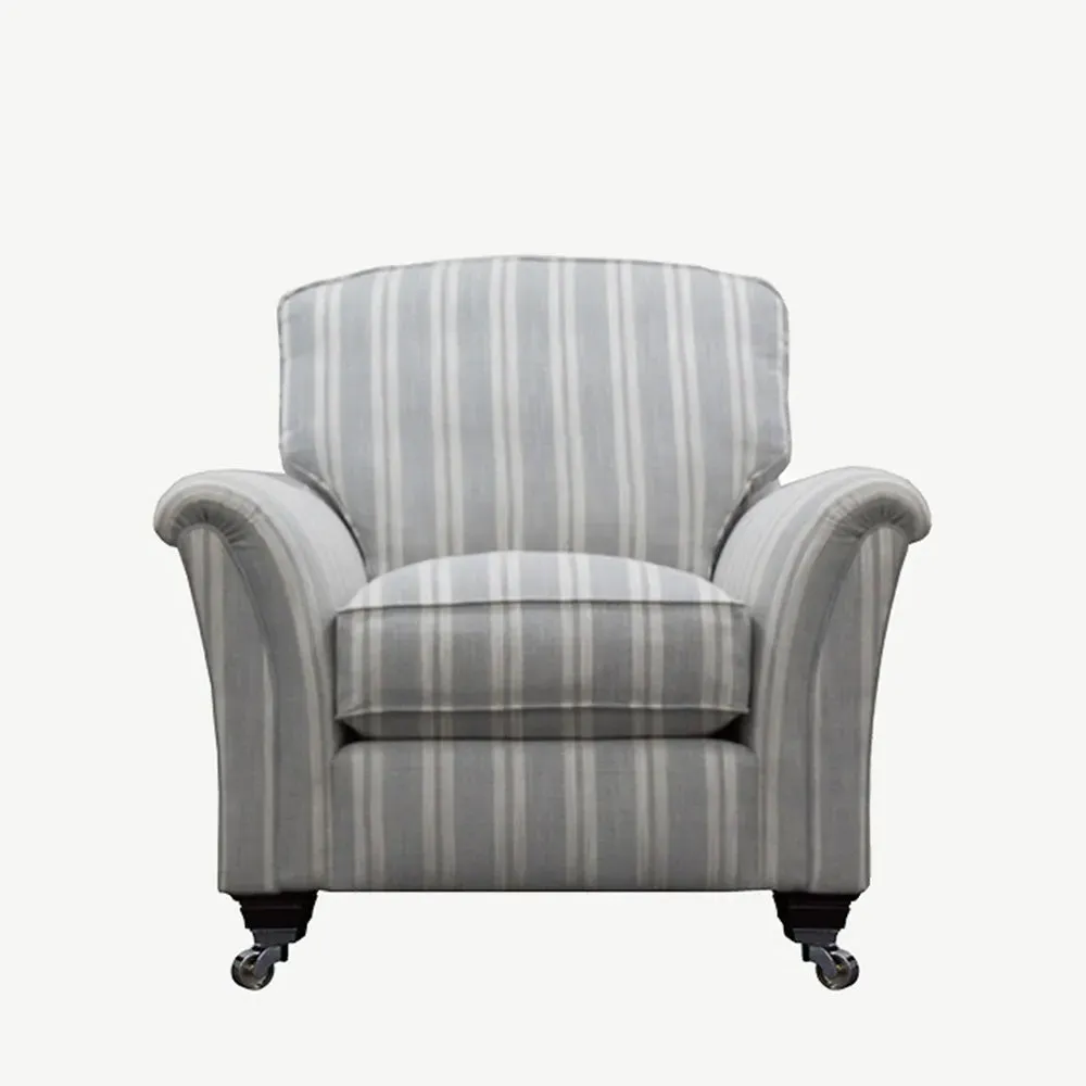 Devonshire Armchair - Austen Stripe Dove product