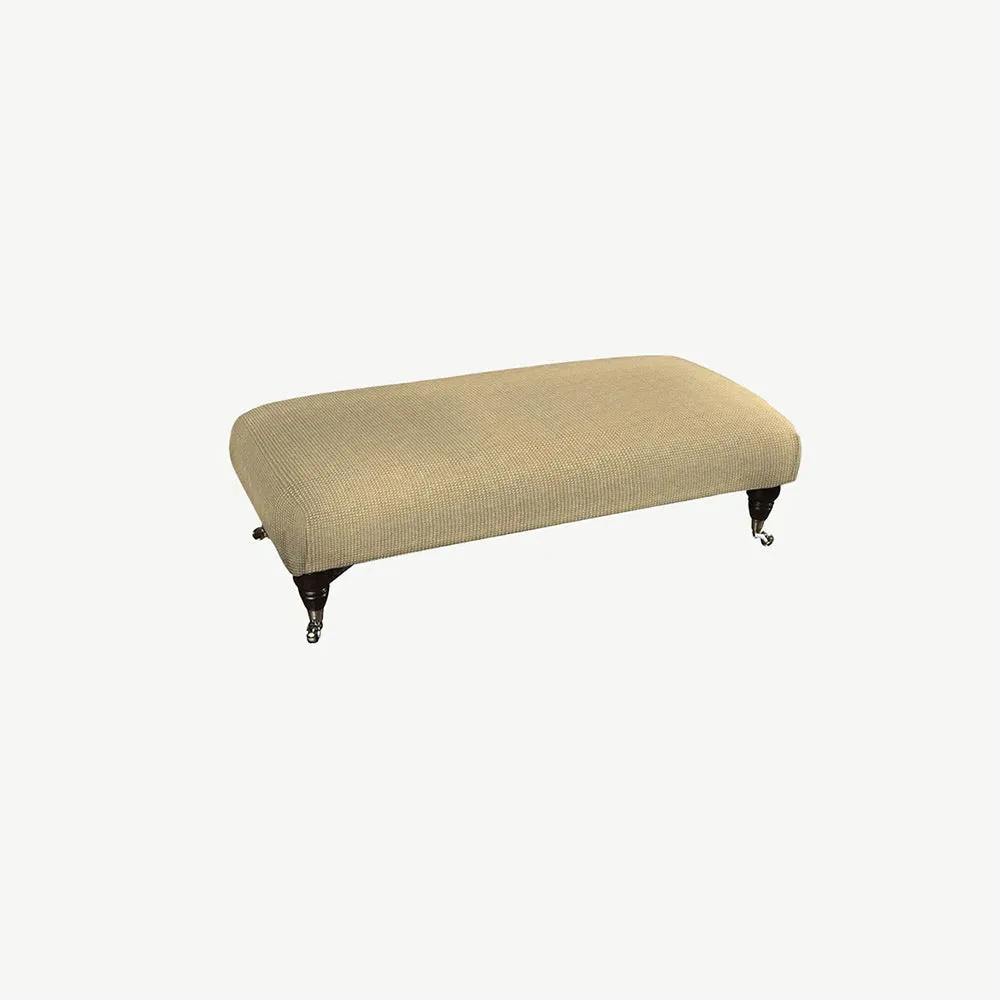 Winchester Footstool with Castors - Upholstered product