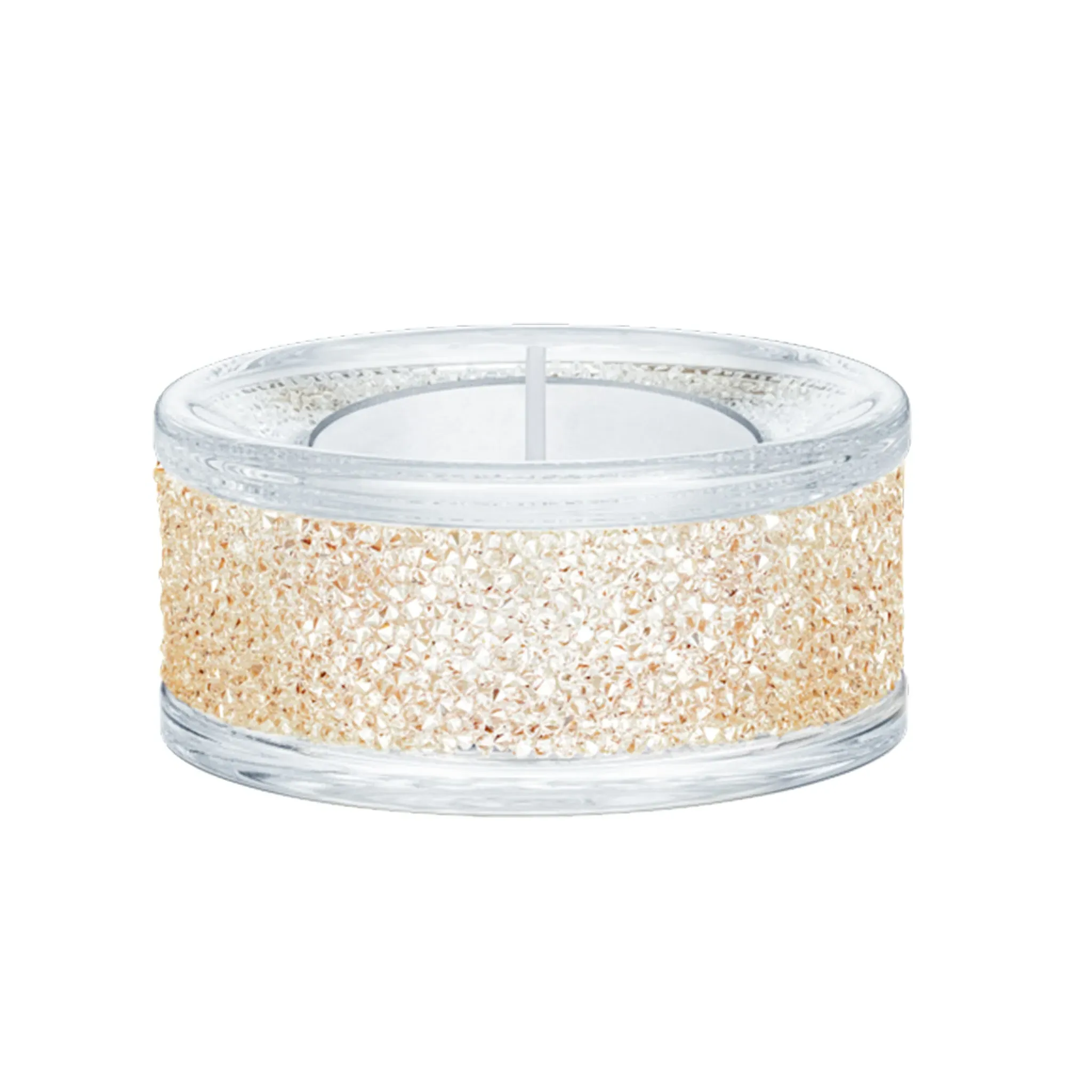 Shimmer Tea Light Holder - Gold, Glass product
