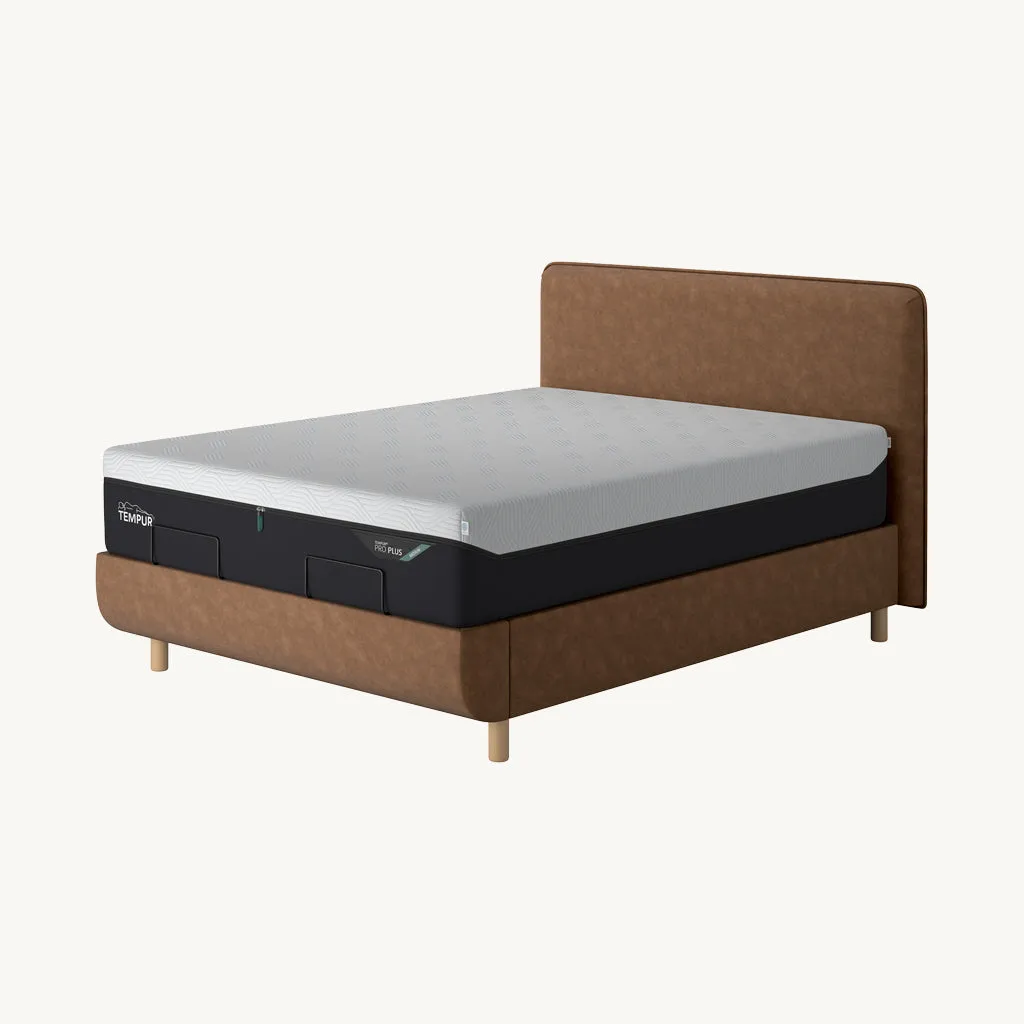 Arc Form Superking Size Static Bed Frame - Light Brown product