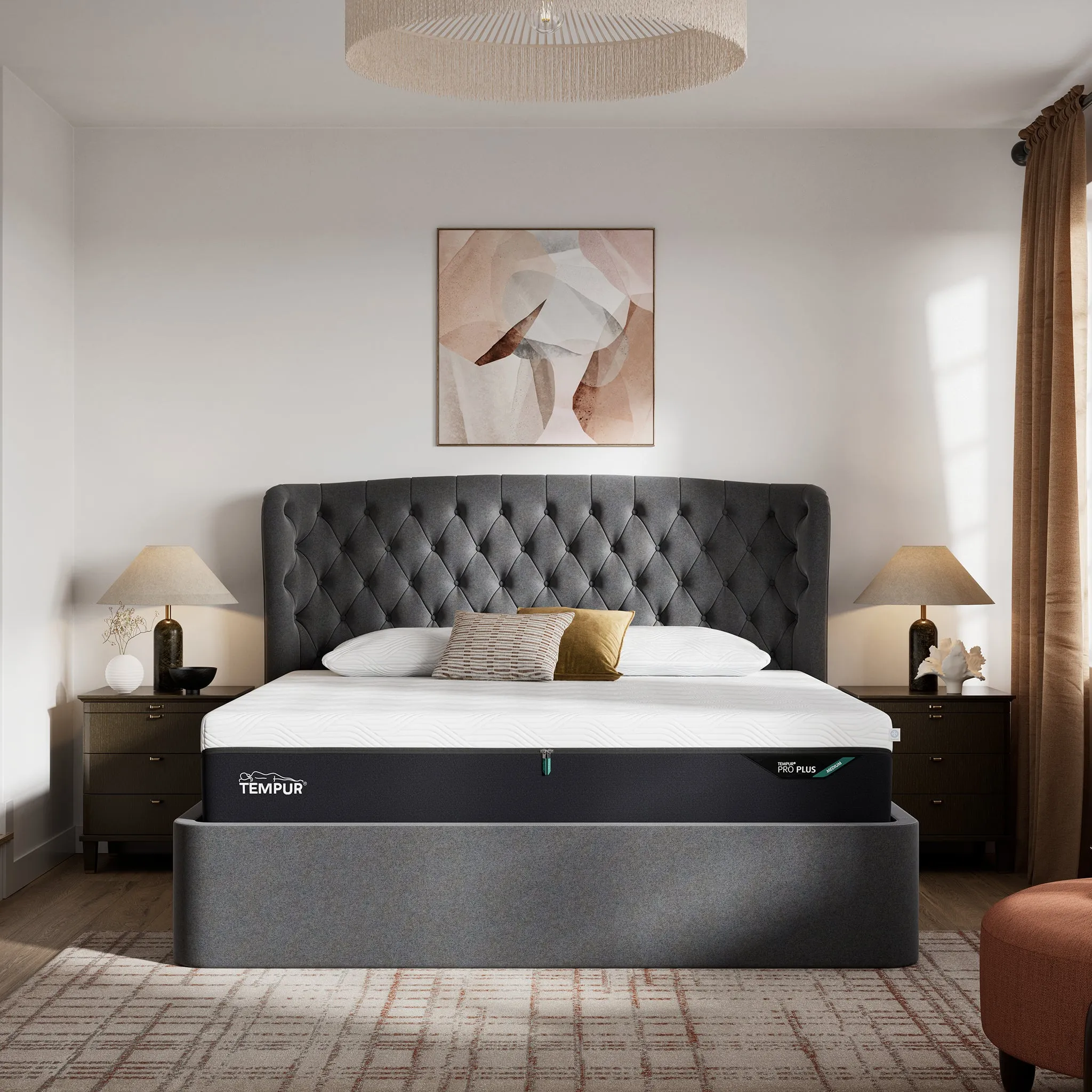 Holcot King Size Ottoman Bed with Storage - Dark Grey product