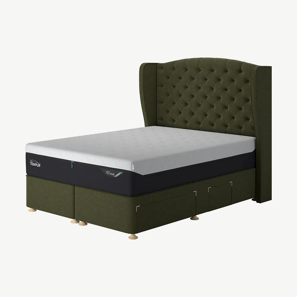 Suffolk Double Divan with Drawers - Green product