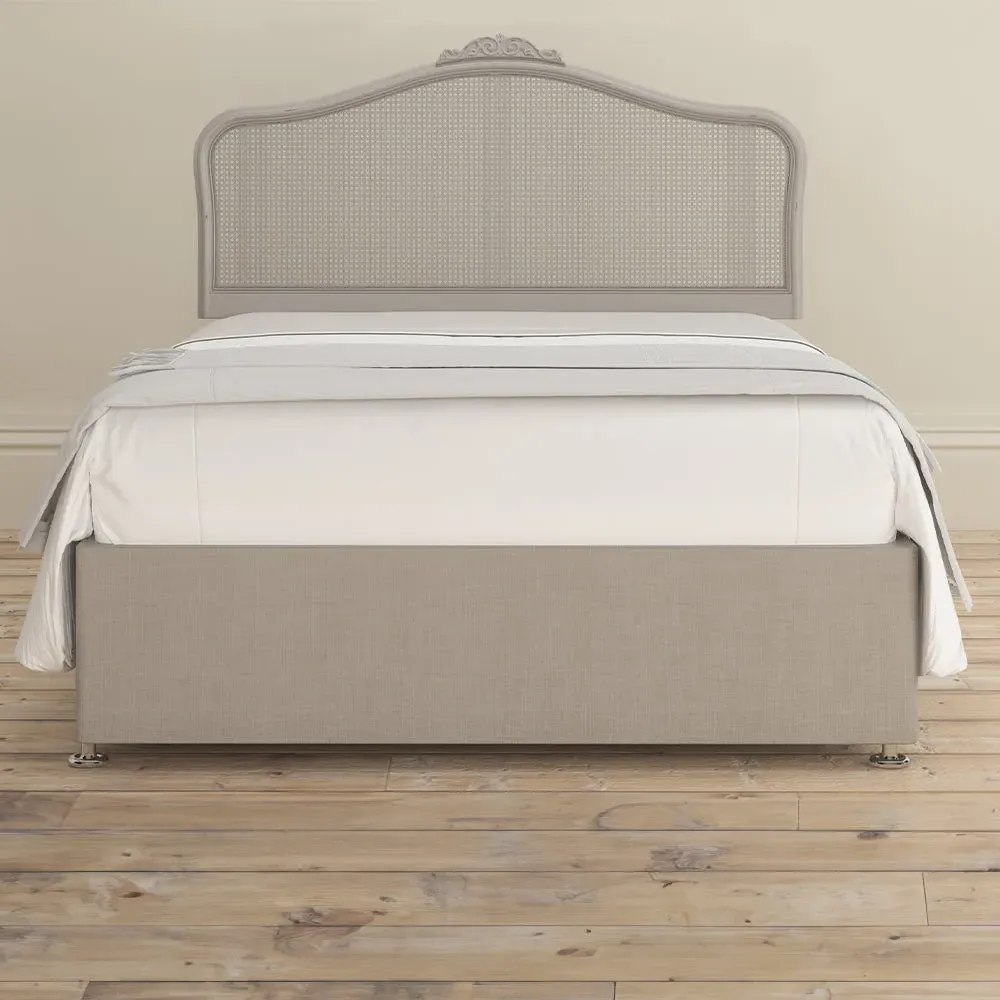 Etienne Rattan Double Headboard - Grey, Poplar & Birch product