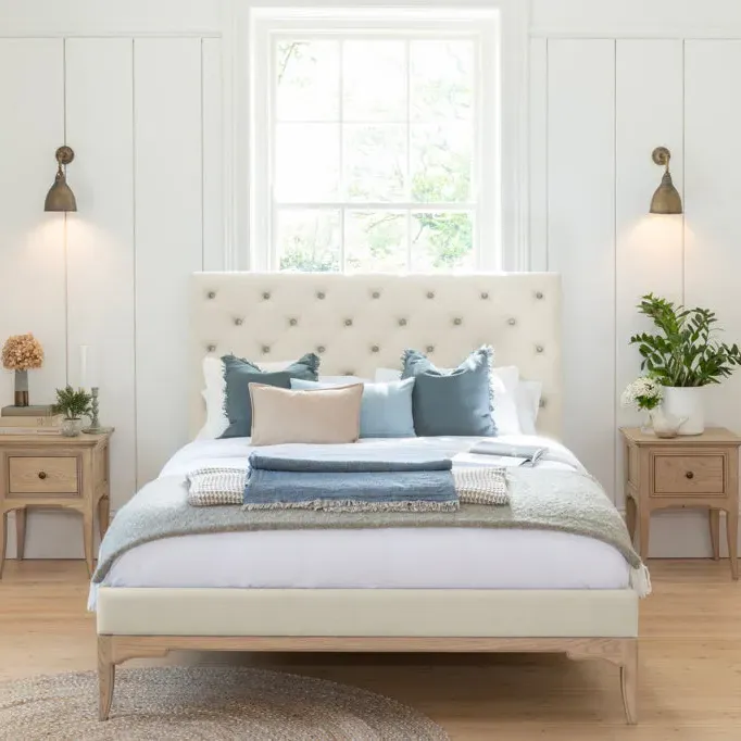 Toulon Double Low End Bed Frame - Cream product