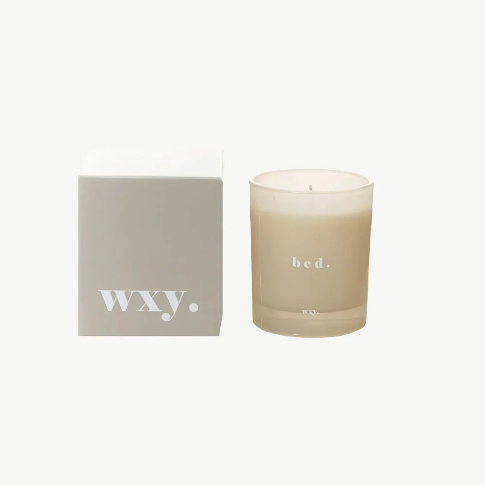 7oz Warm Musk & Black Vanilla Scented Candle - White product