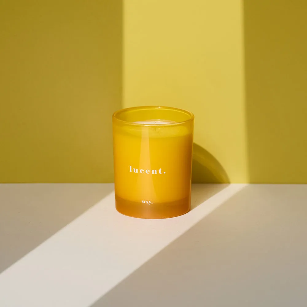 Lucent Sunshine & Cedar Scented Candle - Plant-Based Wax alternate view