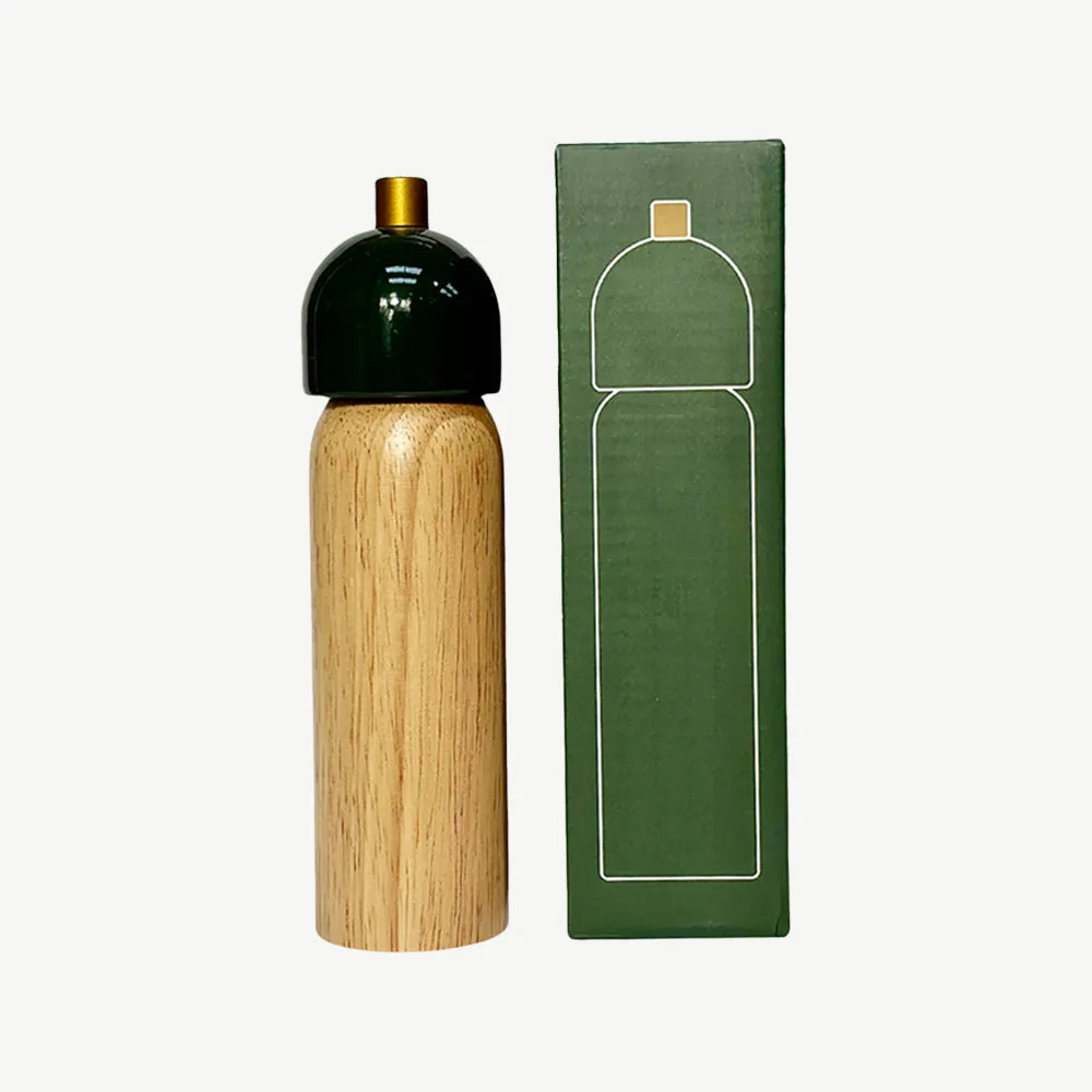 Maegen Small Salt & Pepper Grinder - Green, Rubberwood product