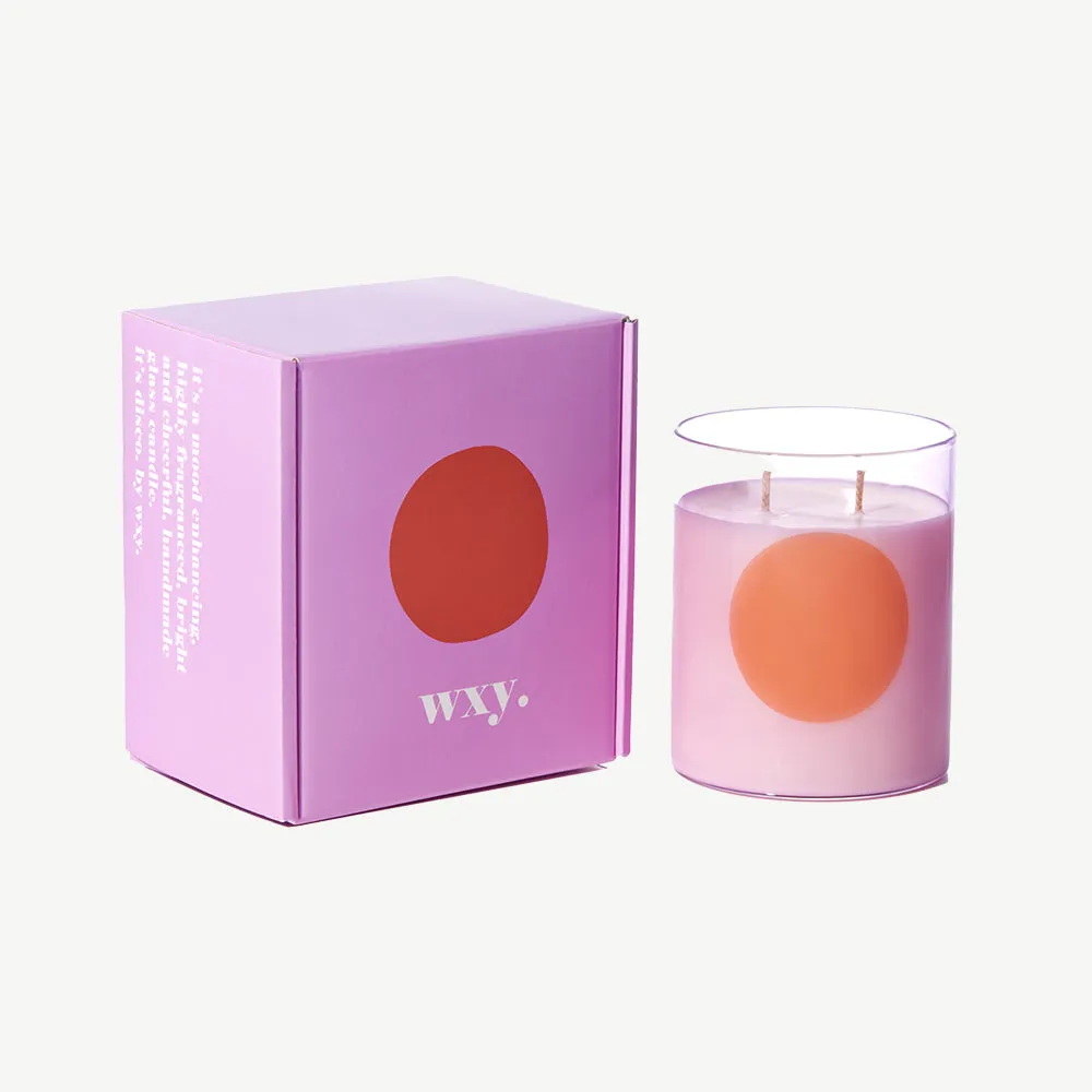Orris Root & Amber Two-Wick Candle - Pink, Glass product
