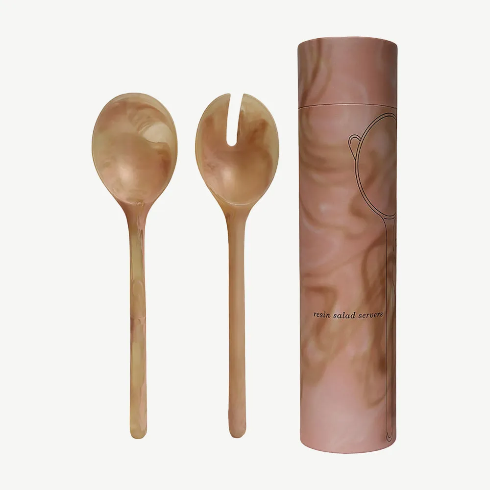 Salad Servers - Orange, Resin alternate view
