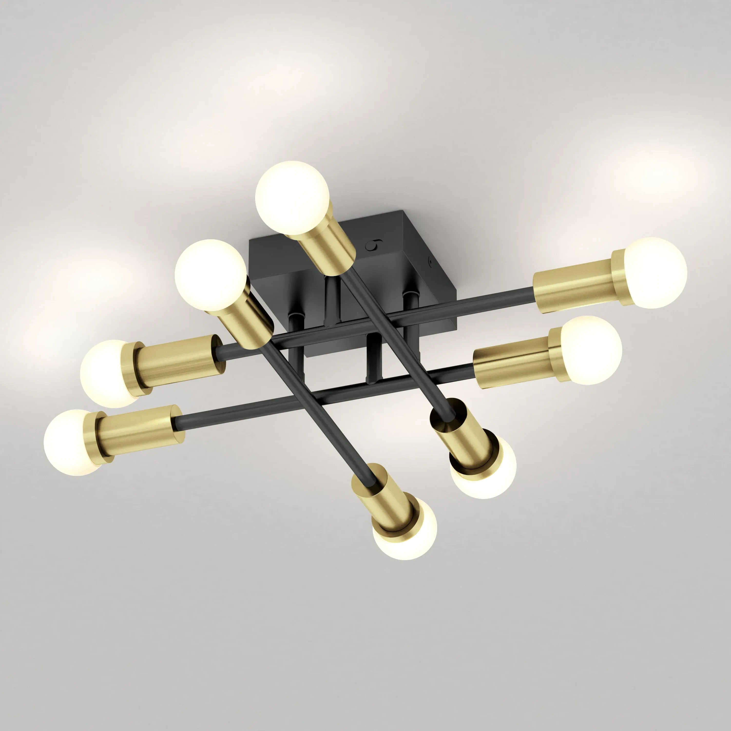 Aristo 53cm LED Flush Mount Ceiling Light 3 CCT - Black, Gold product