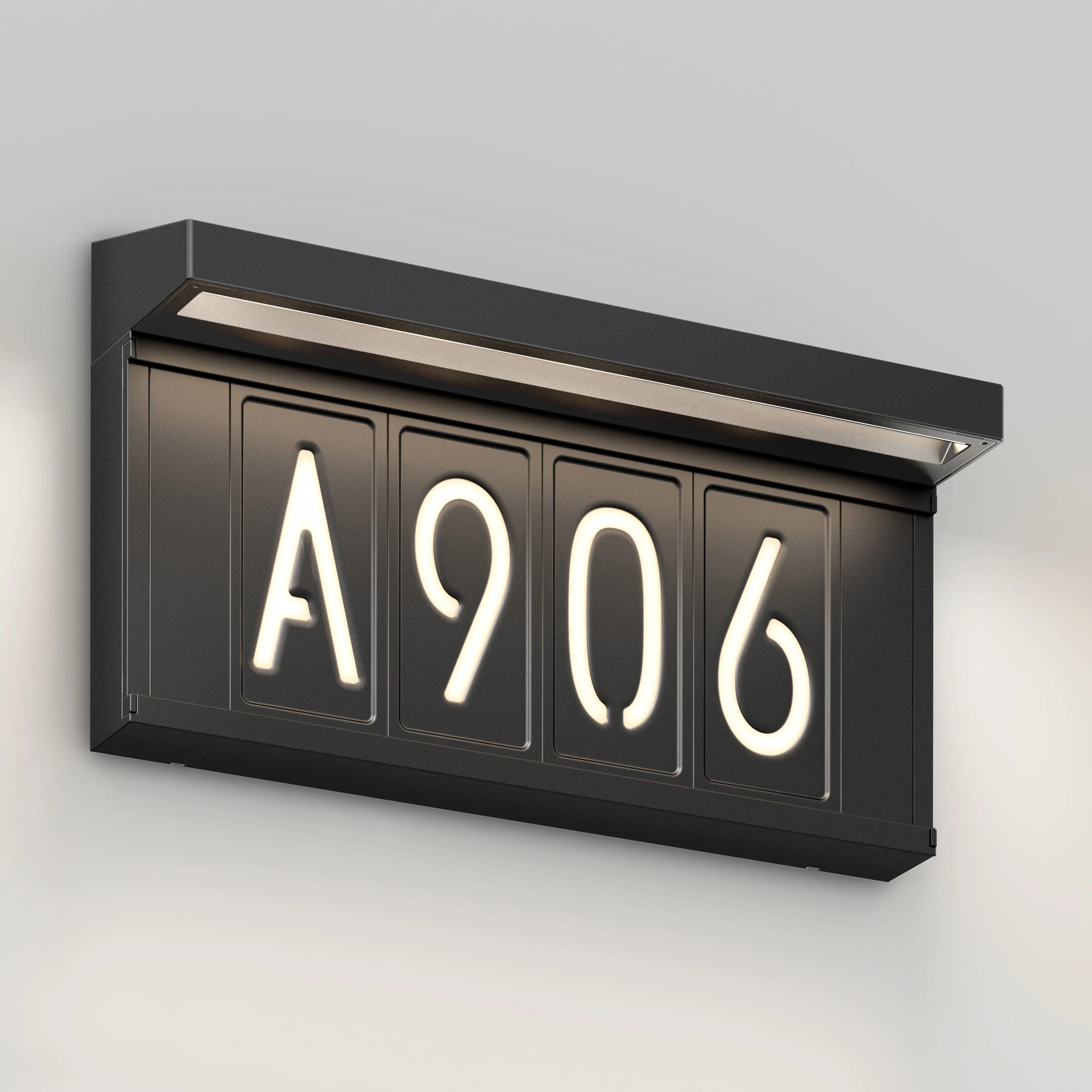 Bowen Solar LED Outdoor Address Wall Light 5 CCT product