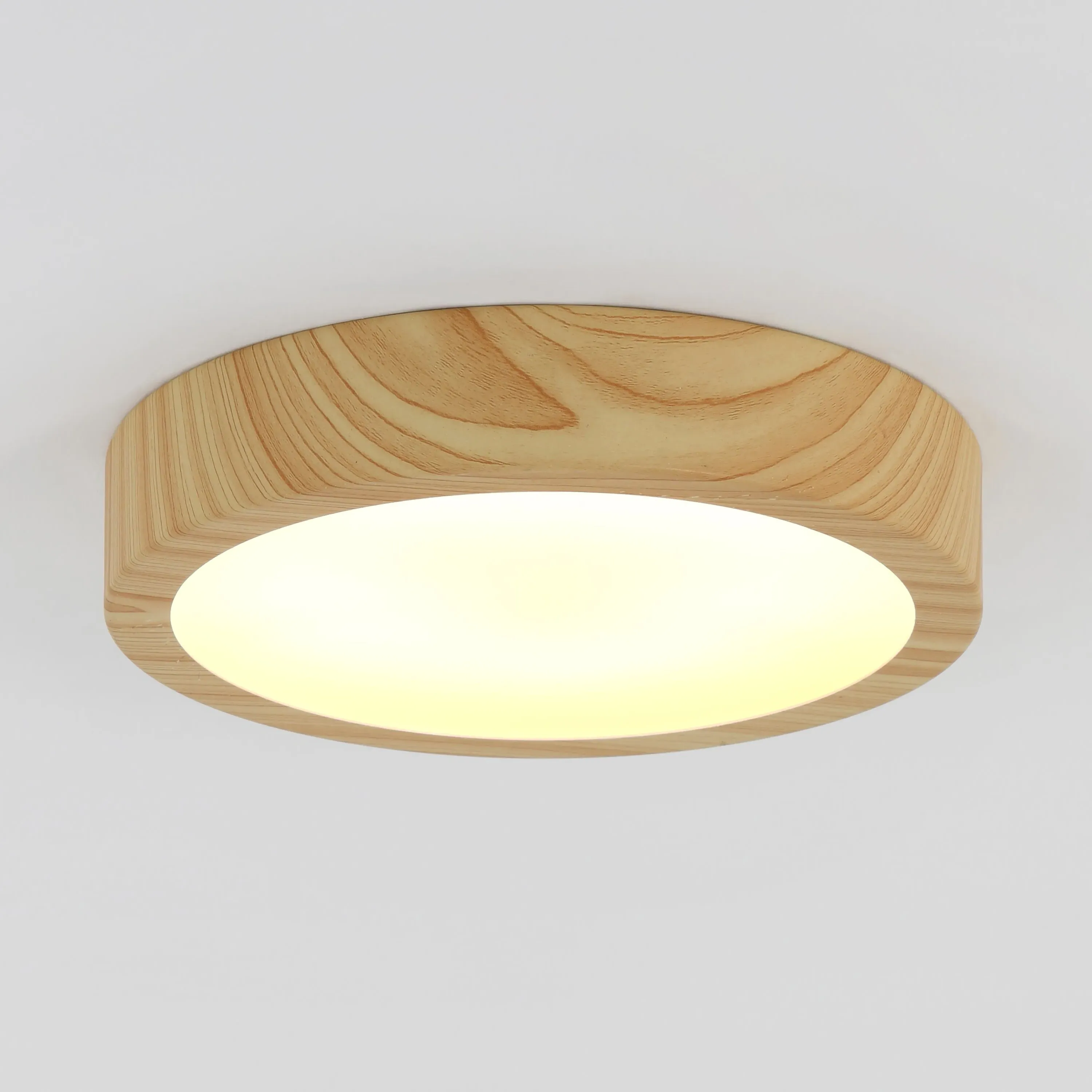 Dryad 10 Round LED Flush Mount Ceiling Light - Wood Grain product