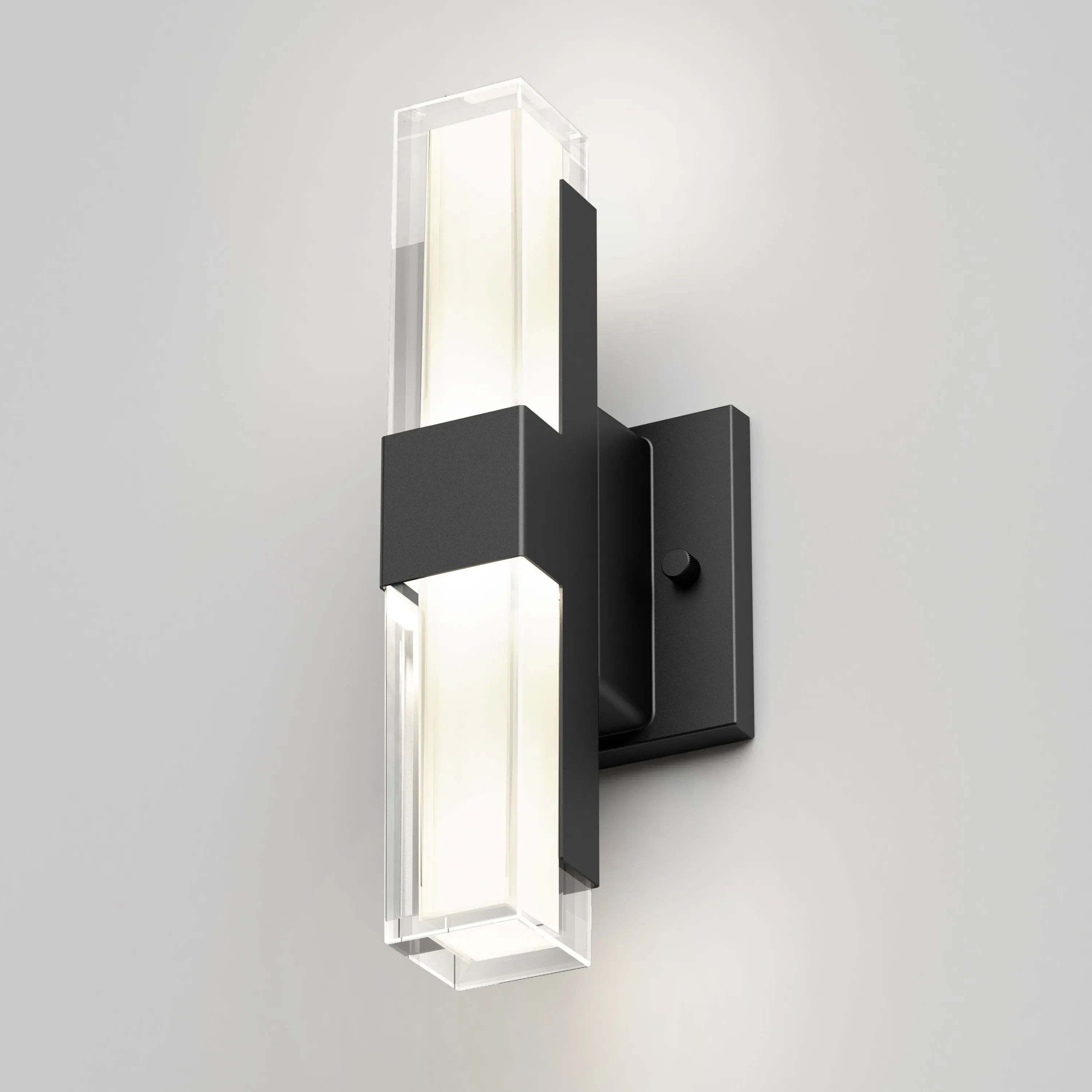 Gemini Indoor-Outdoor LED Wall Light - Matte Black product