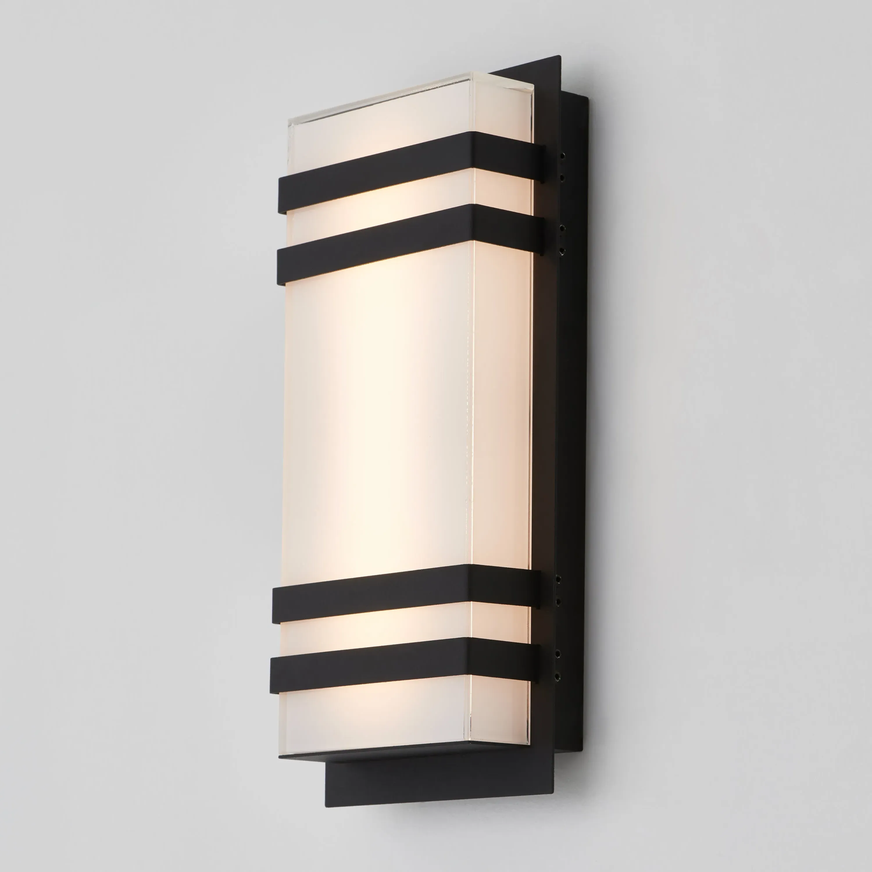 Glowbox 3 Indoor-Outdoor LED Wall Light - Aluminium product