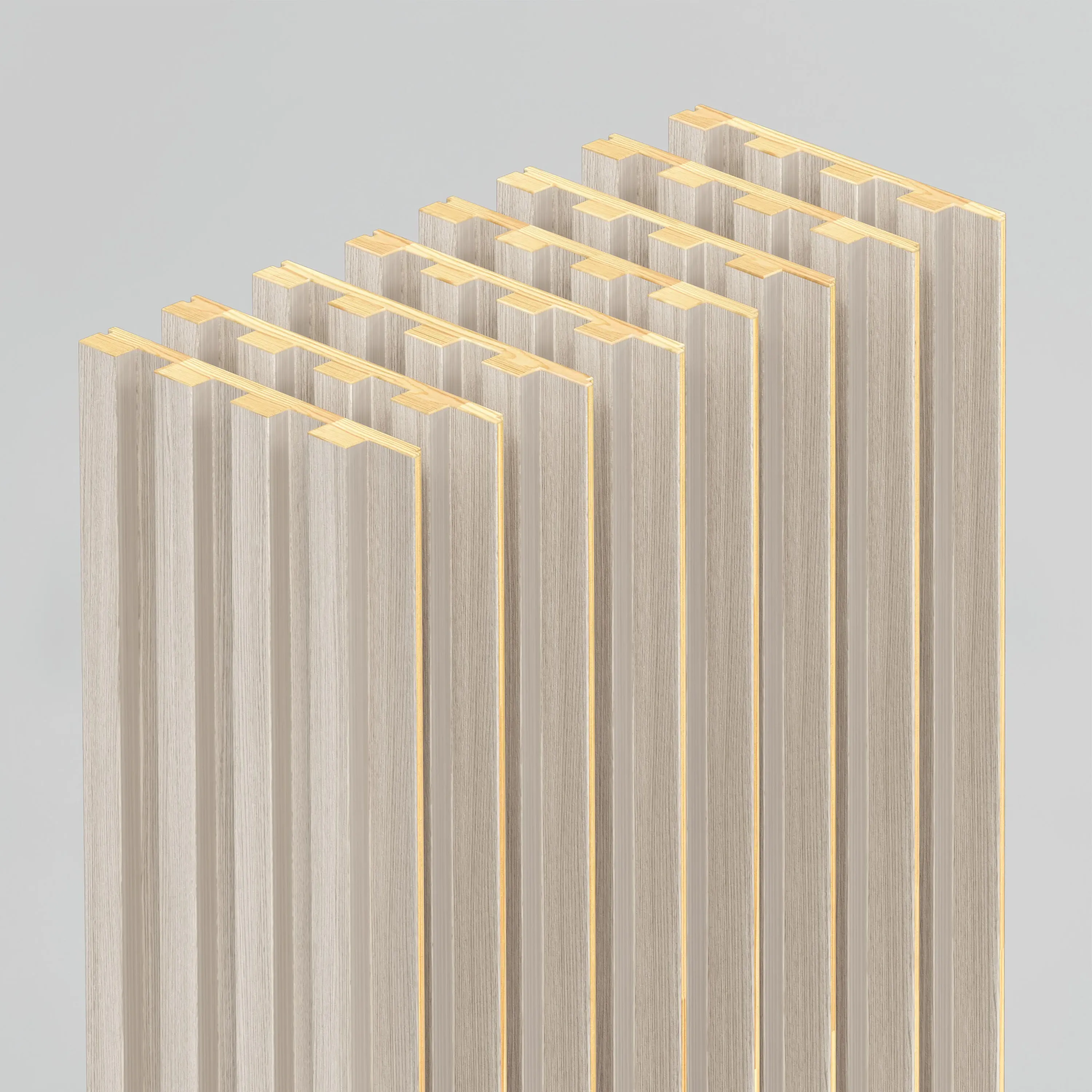 Panolok Wall Panel Kit Pack of 8 - Oak, PVC-Coated Pine product