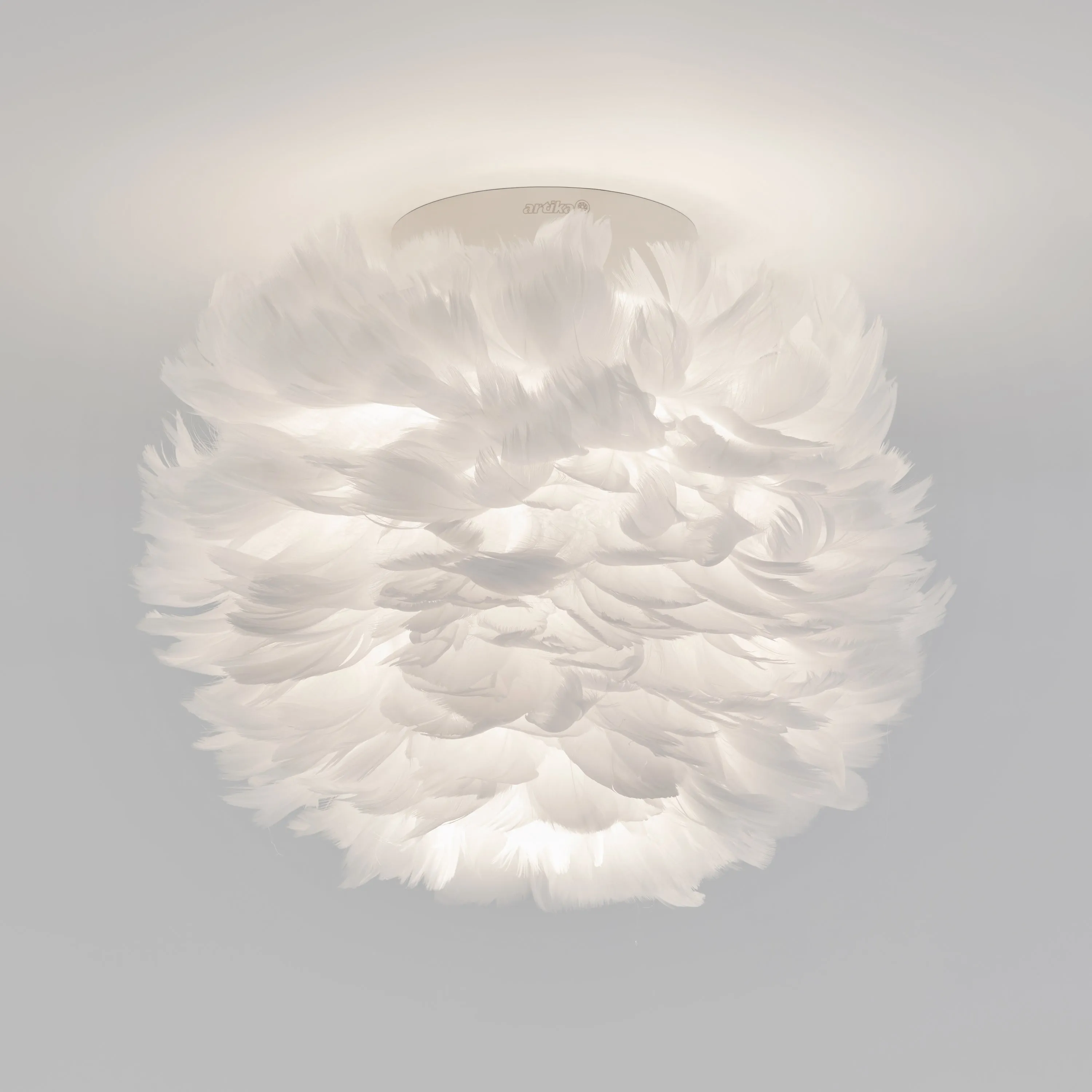 Plume 12 in. LED Flush Mount Ceiling Light - Feather product