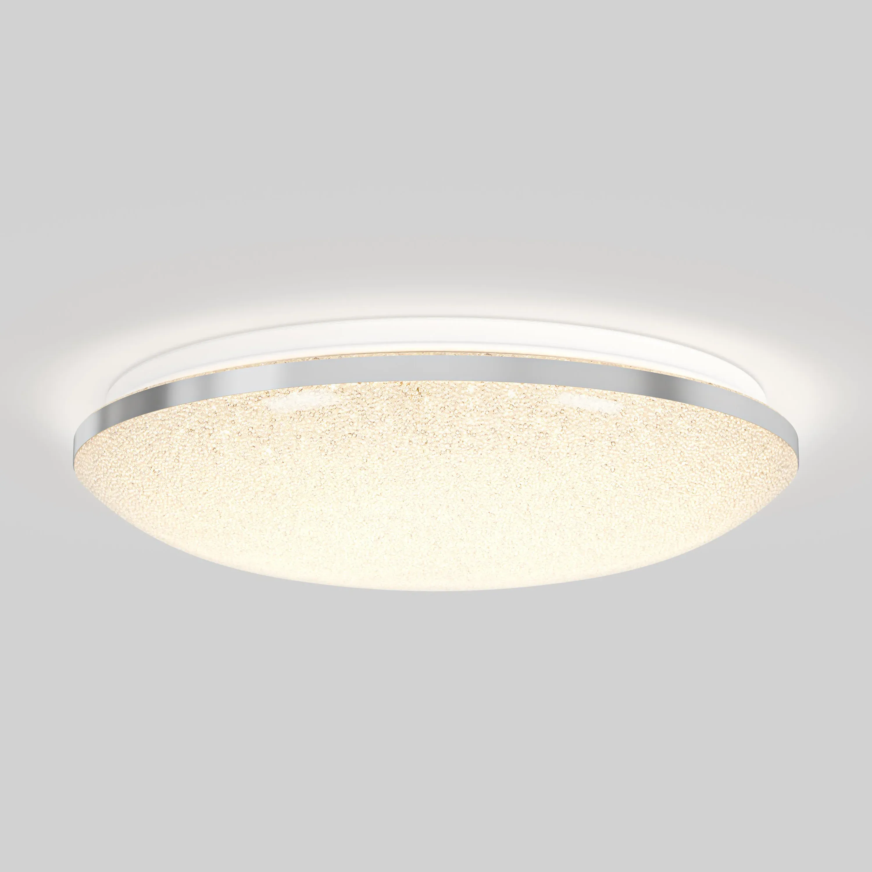 Sparkle 15 in. LED Flush Mount Ceiling Light 5 CCT - Chrome product
