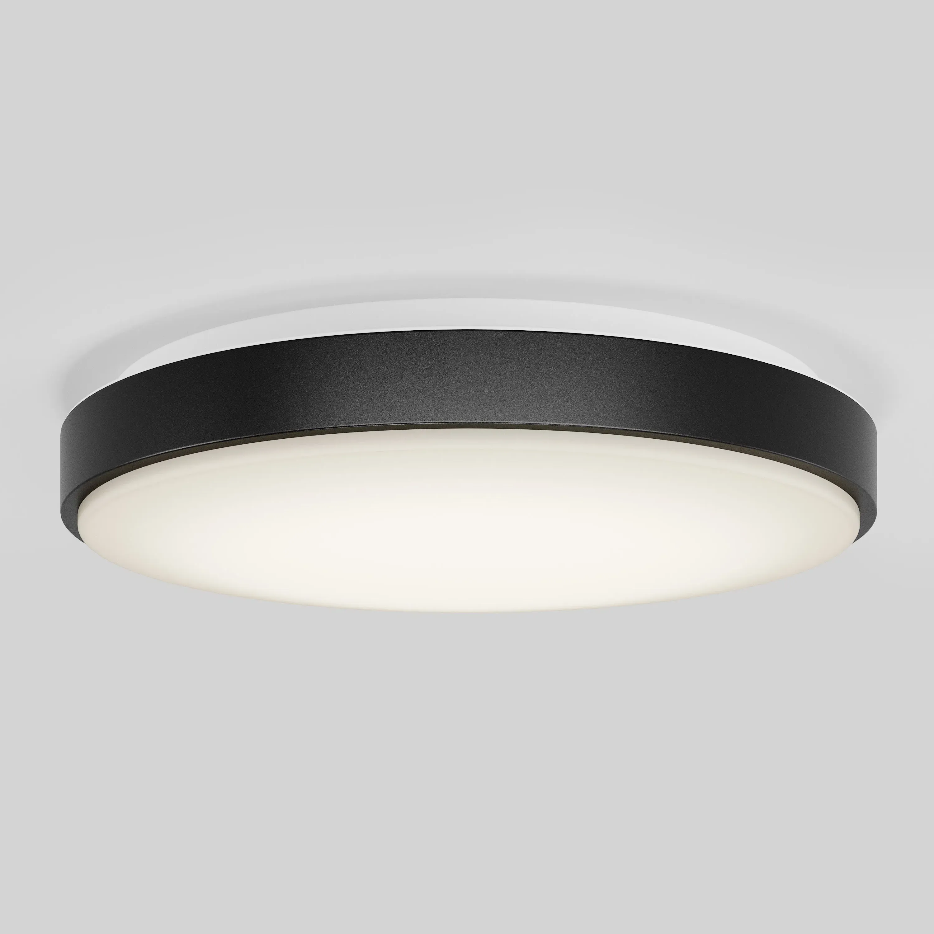 Sunraker 10 in. LED Flush Mount Ceiling Light - Matte Black product