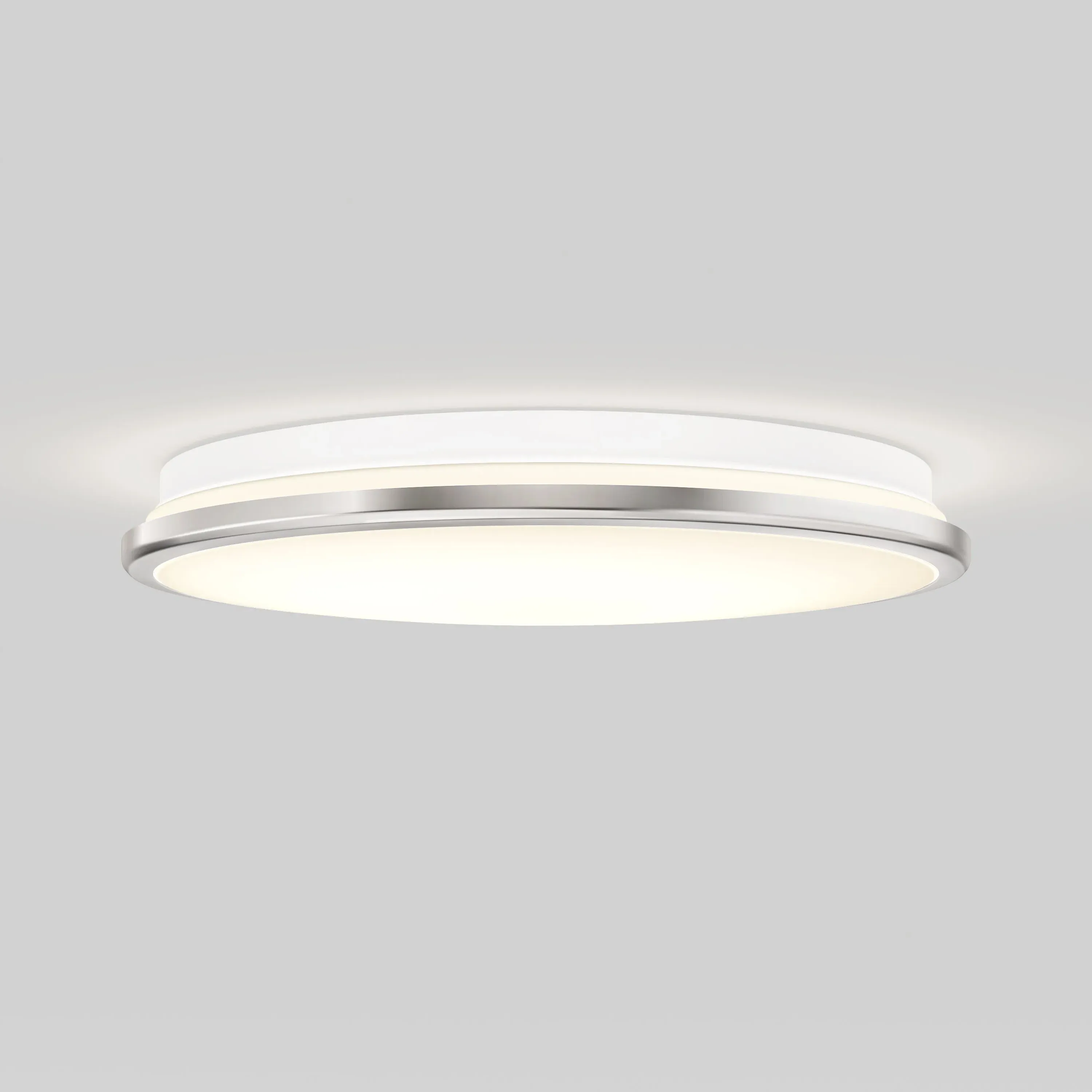 Vera 33cm Round LED Flush Mount Ceiling Light - Chrome product
