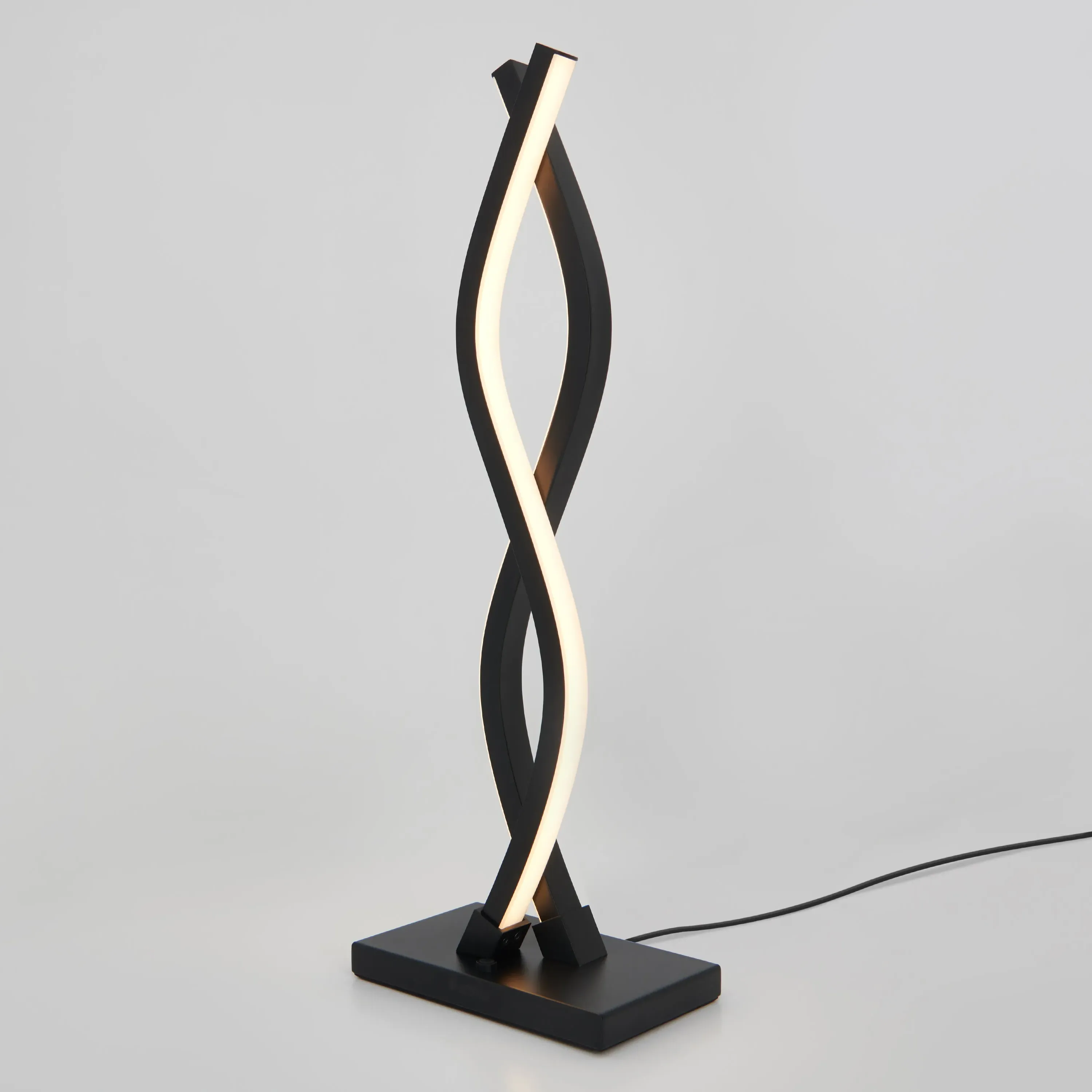 Wave LED Table Lamp with Dimmer - Black product