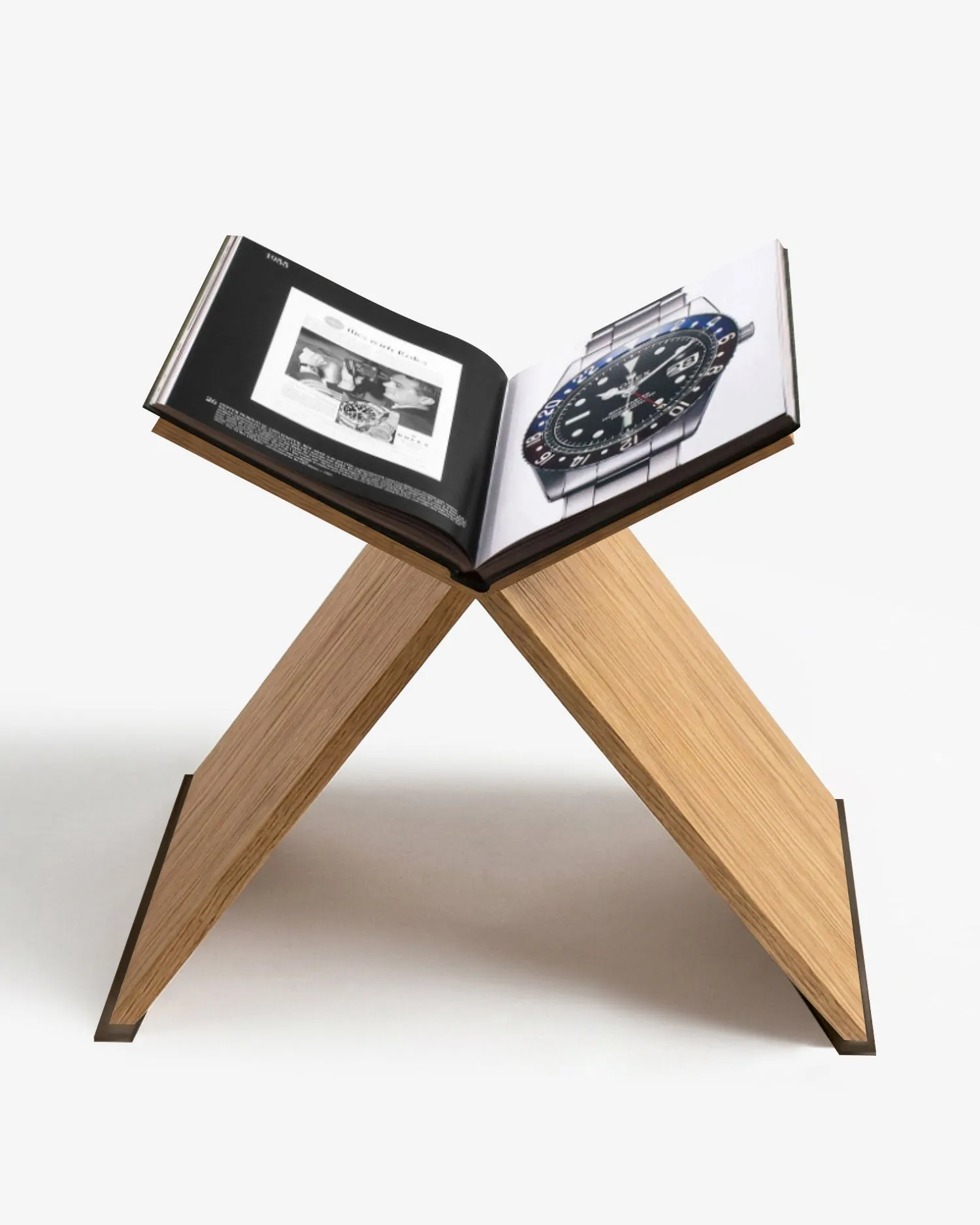 Allure Bookstand - Natural, Dark Oak product