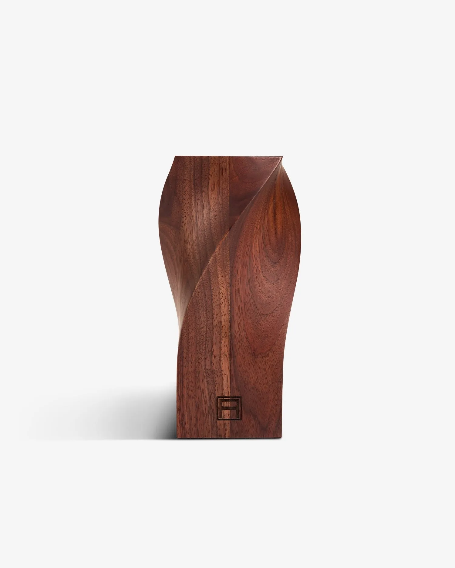 Twist Bookend - Walnut Wood product