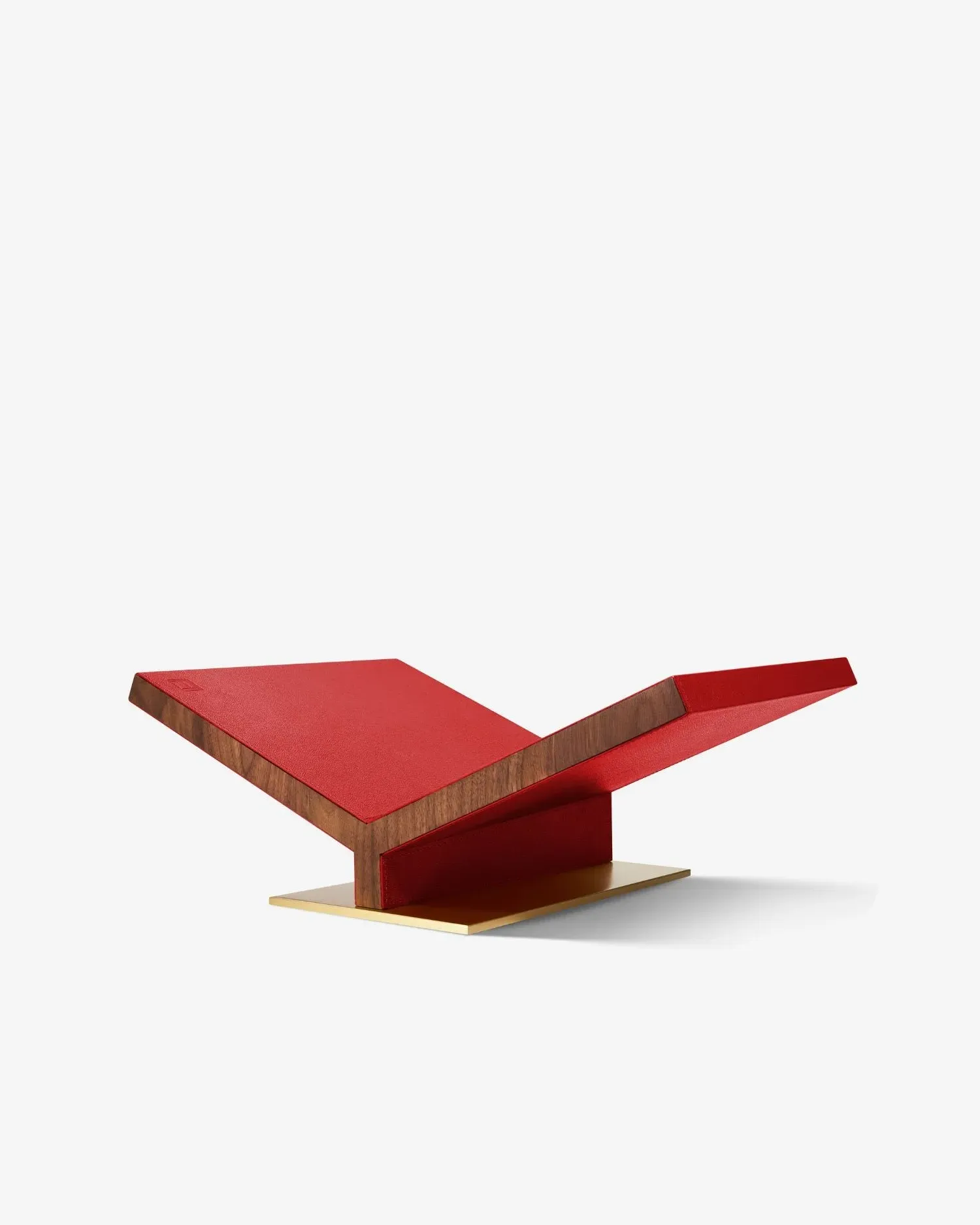 Collector Classic Bookstand - Red, Pebbled Leather product