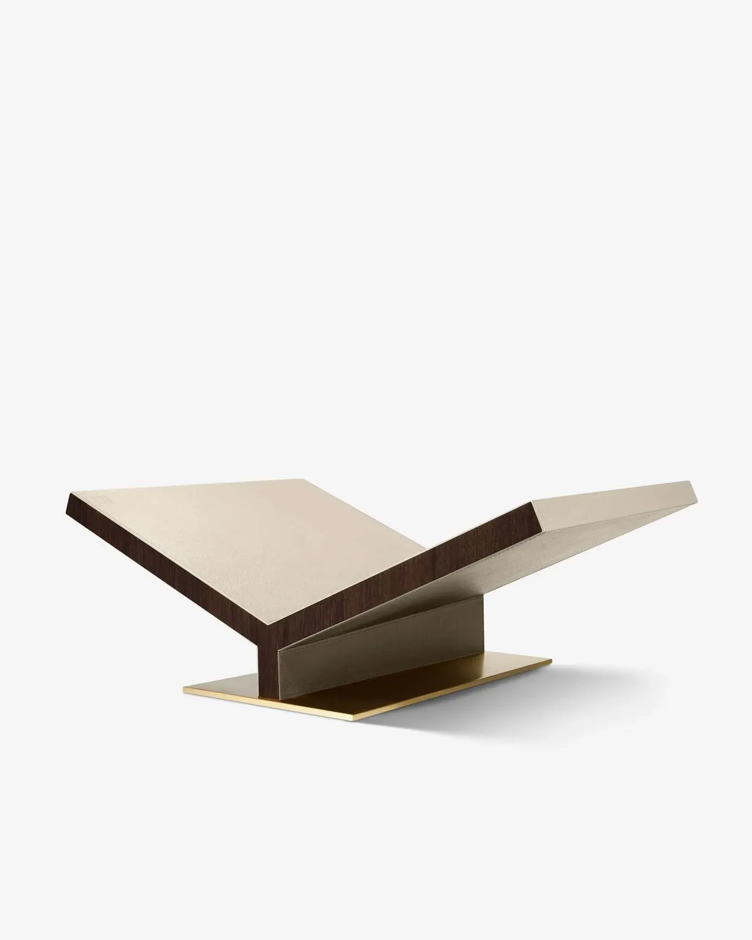 Collector Ultimate Bookstand - Stone, Pebbled Leather product