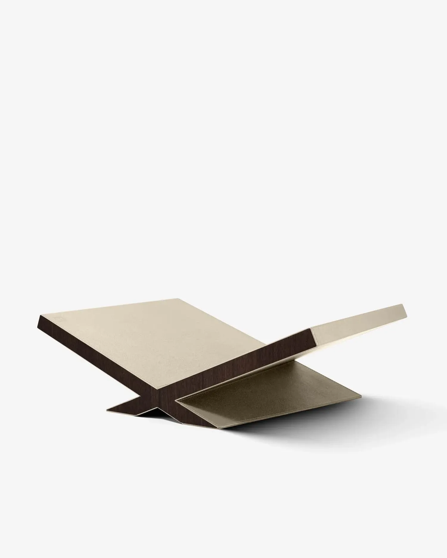 Culture Ultimate Bookstand - Stone, Pebbled Leather product