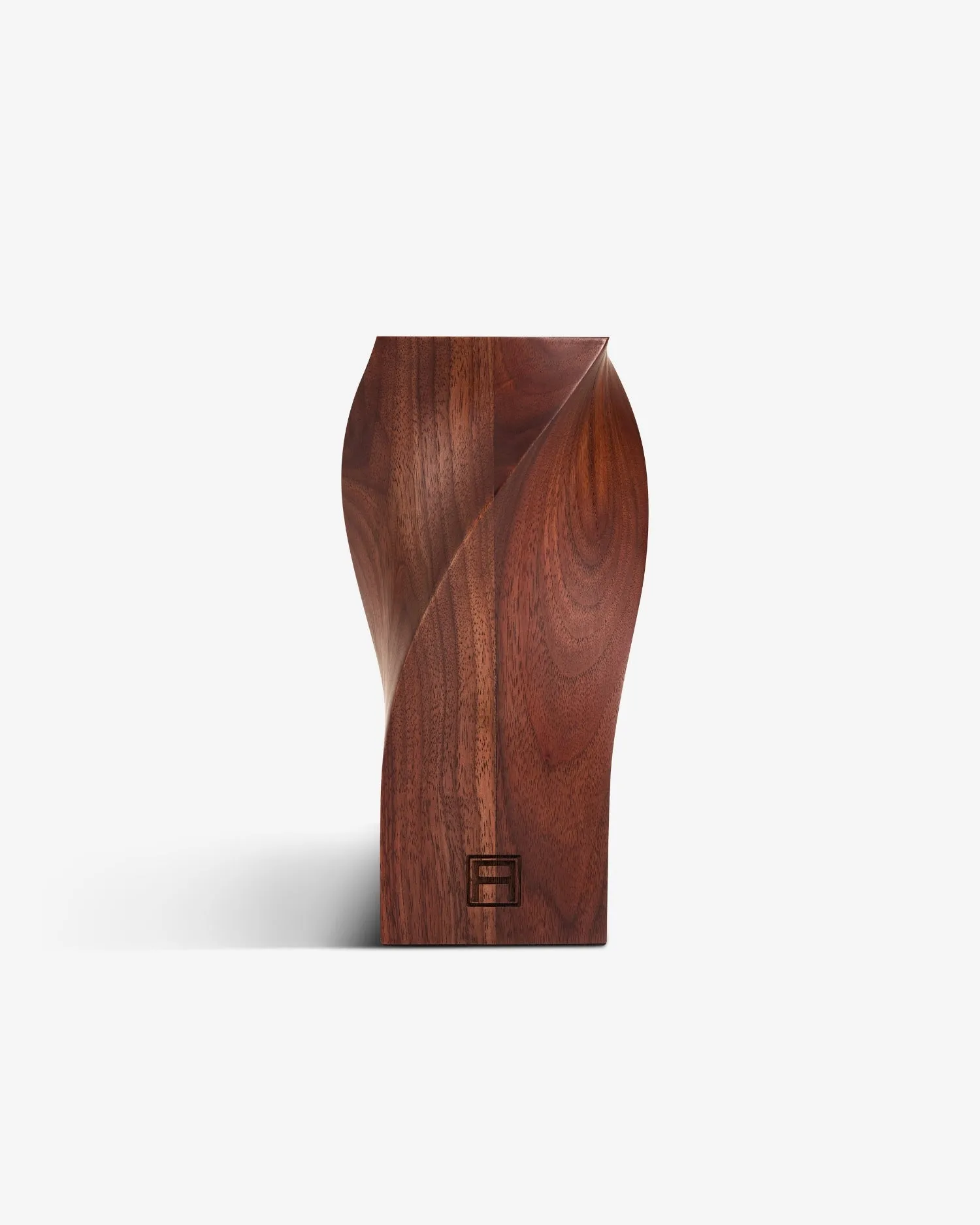 Twist Bookend - Walnut Wood product