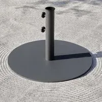 16KG Steel Parasol Base - Dark Grey