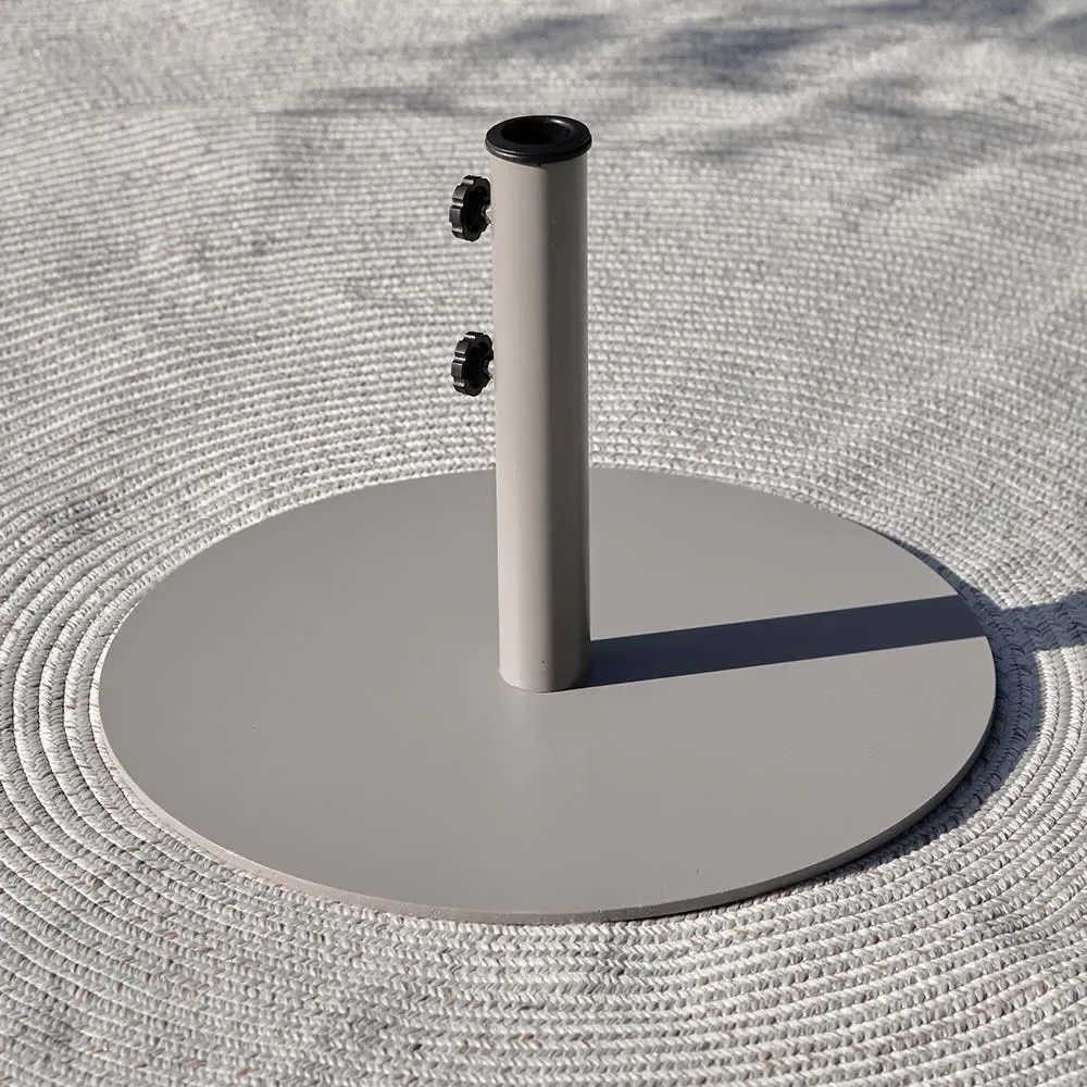 16KG Steel Parasol Base - Taupe