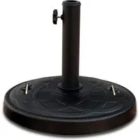 22KG Parasol Base with Handles - Charcoal, Concrete