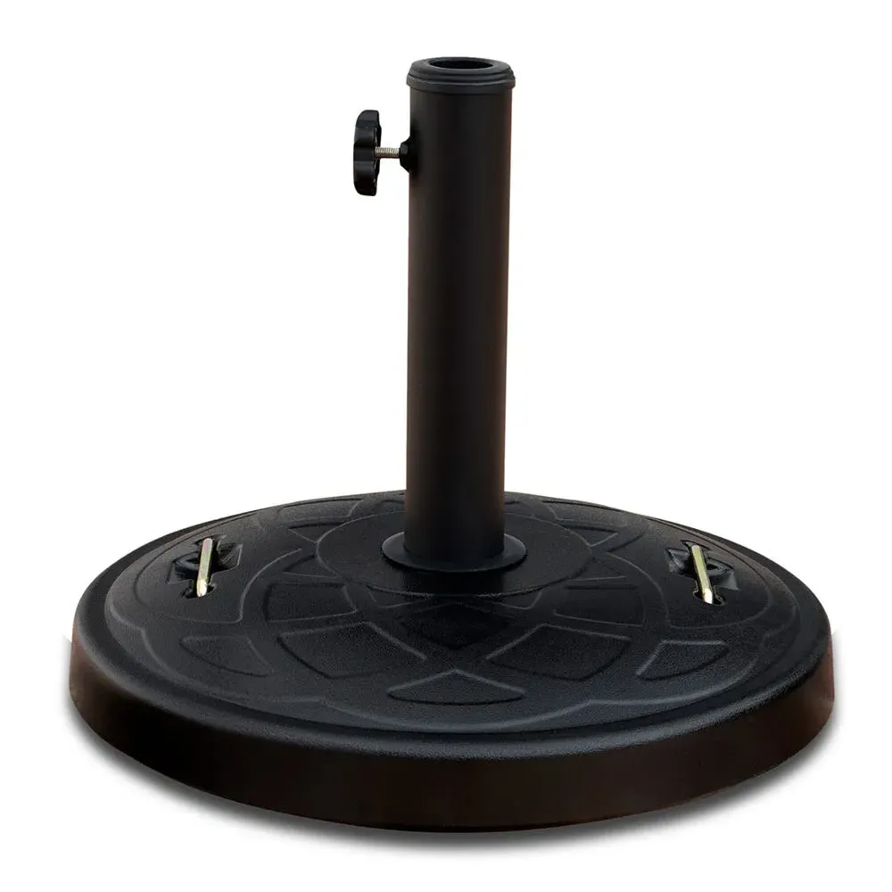 22KG Parasol Base with Handles - Charcoal, Concrete
