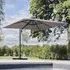 3m Deluxe Cantilever Parasol - Graphite Grey, Aluminium