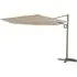 3m Deluxe Cantilever Parasol - Taupe, Aluminium