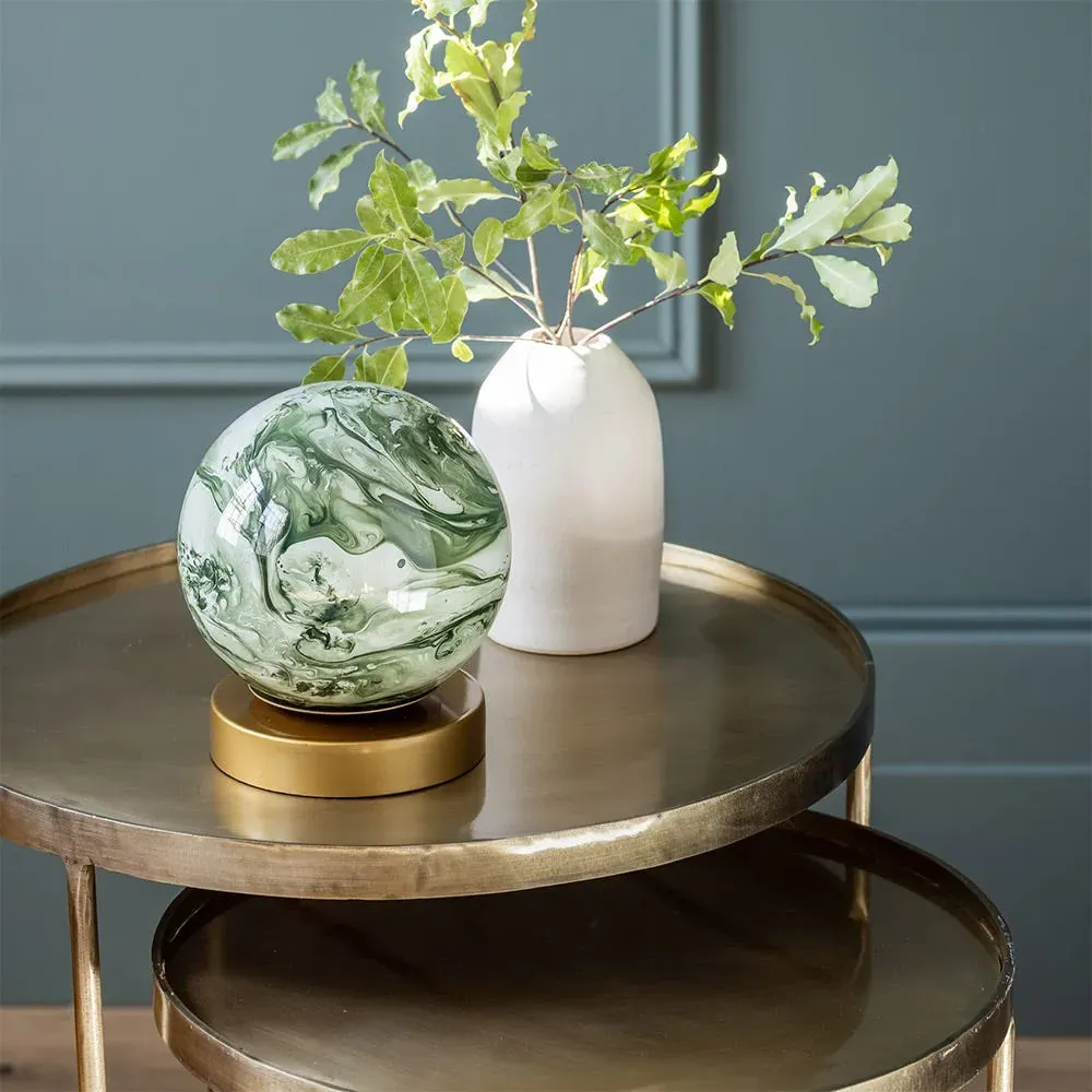 Aura Nesting Tables - Brushed Brass, Metal alternate view