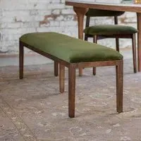 Bailey Bench - Deep Green, Velvet