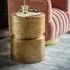 Balzac Side Table - Antique Brass, Aluminium